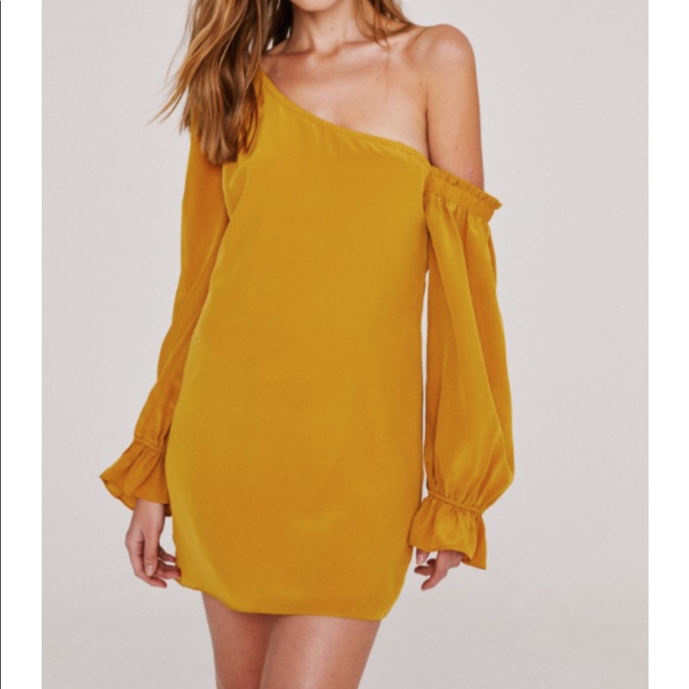 Stone cold fox Barbados dress in mustard